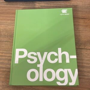 Psychology by Openstax (Official Print-Hardcover by Openstax- Great Condition